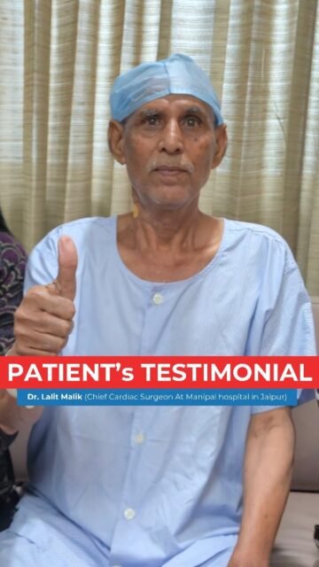 𝐒𝐮𝐜𝐜𝐞𝐬𝐬𝐟𝐮𝐥 𝐑𝐨𝐛𝐨𝐭𝐢𝐜 𝐂𝐀𝐁𝐆: 𝐀 𝐉𝐨𝐮𝐫𝐧𝐞𝐲 𝐨𝐟 𝐑𝐞𝐜𝐨𝐯𝐞𝐫𝐲 𝐚𝐧𝐝 𝐑𝐞𝐬𝐢𝐥𝐢𝐞𝐧𝐜𝐞⁣
⁣
This video showcases the inspiring recovery journey of 𝐌𝐫. 𝐑𝐚𝐧𝐣𝐞𝐞𝐭 𝐒𝐢𝐧𝐠𝐡, who successfully underwent Robotic 𝐂𝐨𝐫𝐨𝐧𝐚𝐫𝐲 𝐀𝐫𝐭𝐞𝐫𝐲 𝐁𝐲𝐩𝐚𝐬𝐬 𝐆𝐫𝐚𝐟𝐭𝐢𝐧𝐠 (𝐂𝐀𝐁𝐆) at 𝐌𝐚𝐧𝐢𝐩𝐚𝐥 𝐇𝐨𝐬𝐩𝐢𝐭𝐚𝐥, 𝐉𝐚𝐢𝐩𝐮𝐫. After experiencing severe chest discomfort and being diagnosed with significant coronary artery blockage, he trusted the expertise of 𝐃𝐫. 𝐋𝐚𝐥𝐢𝐭 𝐌𝐚𝐥𝐢𝐤, a leading robotic cardiac surgeon.⁣
⁣
By choosing a robotic-assisted CABG over conventional open-heart surgery, 𝐌𝐫. 𝐑𝐚𝐧𝐣𝐞𝐞𝐭 𝐒𝐢𝐧𝐠𝐡 experienced several key benefits, including minimal incisions without bone cutting, reduced blood loss due to enhanced surgical precision, and a remarkably faster recovery. He was able to resume mobility and begin routine activities within just three days after surgery.⁣
⁣
With the dedicated care and advanced technology at Manipal Hospital, 𝐌𝐫. 𝐑𝐚𝐧𝐣𝐞𝐞𝐭 𝐒𝐢𝐧𝐠𝐡 has returned to a healthy, active daily life. This success story highlights the power of robotic cardiac surgery in delivering safer procedures, quicker recovery, and renewed hope for heart patients.⁣
⁣
📍 𝐒𝐞𝐜𝐭𝐨𝐫 𝟓, 𝐌𝐚𝐢𝐧 𝐒𝐢𝐤𝐚𝐫 𝐑𝐨𝐚𝐝, 𝐕𝐢𝐝𝐲𝐚𝐝𝐡𝐚𝐫 𝐍𝐚𝐠𝐚𝐫, 𝐉𝐚𝐢𝐩𝐮𝐫, 𝐑𝐚𝐣𝐚𝐬𝐭𝐡𝐚𝐧 𝟑𝟎𝟐𝟎𝟑𝟗⁣⁣⁣
📞 𝐂𝐨𝐧𝐭𝐚𝐜𝐭: +𝟗𝟏 𝟖𝟖𝟎𝟐𝟖𝟎𝟏𝟑𝟖𝟏⁣⁣⁣
🌐 𝐰𝐰𝐰.𝐝𝐫𝐥𝐚𝐥𝐢𝐭𝐦𝐚𝐥𝐢𝐤.𝐜𝐨𝐦⁣⁣⁣
⁣
#RoboticSurgery #HeartHealth #CABG #CardiacCare #ManipalHospital