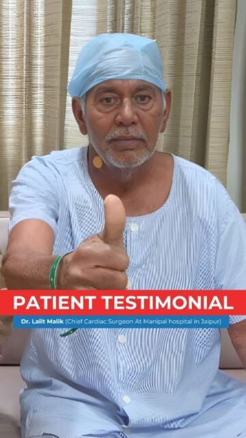 A remarkable 𝐬𝐮𝐜𝐜𝐞𝐬𝐬 𝐬𝐭𝐨𝐫𝐲 𝐨𝐟 𝐚𝐝𝐯𝐚𝐧𝐜𝐞𝐝 𝐜𝐚𝐫𝐝𝐢𝐚𝐜 𝐜𝐚𝐫𝐞 𝐚𝐭 𝐌𝐚𝐧𝐢𝐩𝐚𝐥 𝐇𝐨𝐬𝐩𝐢𝐭𝐚𝐥 𝐉𝐚𝐢𝐩𝐮𝐫.⁣
⁣
Mr. Durga Ram was suffering from severe chest pain caused by four critical heart blockages. Considering his history of diabetes, his family was concerned about the risks associated with conventional open heart surgery.⁣
⁣
Under the expert guidance of 𝐃𝐫. 𝐋𝐚𝐥𝐢𝐭 𝐌𝐚𝐥𝐢𝐤, he successfully underwent 𝐑𝐨𝐛𝐨𝐭𝐢𝐜 𝐌𝐈𝐂𝐒 𝐂𝐀𝐁𝐆 (𝐌𝐢𝐧𝐢𝐦𝐚𝐥𝐥𝐲 𝐈𝐧𝐯𝐚𝐬𝐢𝐯𝐞 𝐂𝐚𝐫𝐝𝐢𝐚𝐜 𝐁𝐲𝐩𝐚𝐬𝐬 𝐒𝐮𝐫𝐠𝐞𝐫𝐲)  a highly advanced procedure that avoids bone cutting, ensures minimal blood loss, smaller incisions, and enables faster recovery.⁣
⁣
Today, Mr. Durga Ram is healthy, smiling, and back to his daily routine within just 10 days. This case reflects the commitment of 𝐌𝐚𝐧𝐢𝐩𝐚𝐥 𝐇𝐨𝐬𝐩𝐢𝐭𝐚𝐥 𝐉𝐚𝐢𝐩𝐮𝐫 to deliver world-class cardiac care through cutting-edge robotic technology and expert medical teams. ❤️🫀⁣
⁣
📍 𝐋𝐨𝐜𝐚𝐭𝐢𝐨𝐧: 𝐒𝐞𝐜𝐭𝐨𝐫 𝟓, 𝐌𝐚𝐢𝐧 𝐒𝐢𝐤𝐚𝐫 𝐑𝐨𝐚𝐝, 𝐕𝐢𝐝𝐲𝐚𝐝𝐡𝐚𝐫 𝐍𝐚𝐠𝐚𝐫, 𝐉𝐚𝐢𝐩𝐮𝐫
📞 𝐏𝐡𝐨𝐧𝐞: +𝟗𝟏 𝟖𝟖𝟎𝟐𝟖𝟎𝟏𝟑𝟖𝟏
🌐 𝐖𝐞𝐛𝐬𝐢𝐭𝐞: 𝐰𝐰𝐰.𝐝𝐫𝐥𝐚𝐥𝐢𝐭𝐦𝐚𝐥𝐢𝐤.𝐜𝐨𝐦
⁣
#RoboticHeartSurgery #ManipalHospitalJaipur #DrLalitMalik #CardiacCare #MinimallyInvasiveSurgery